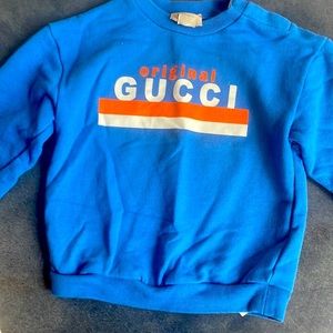 Baby cotton Gucci sweatshirt 24M